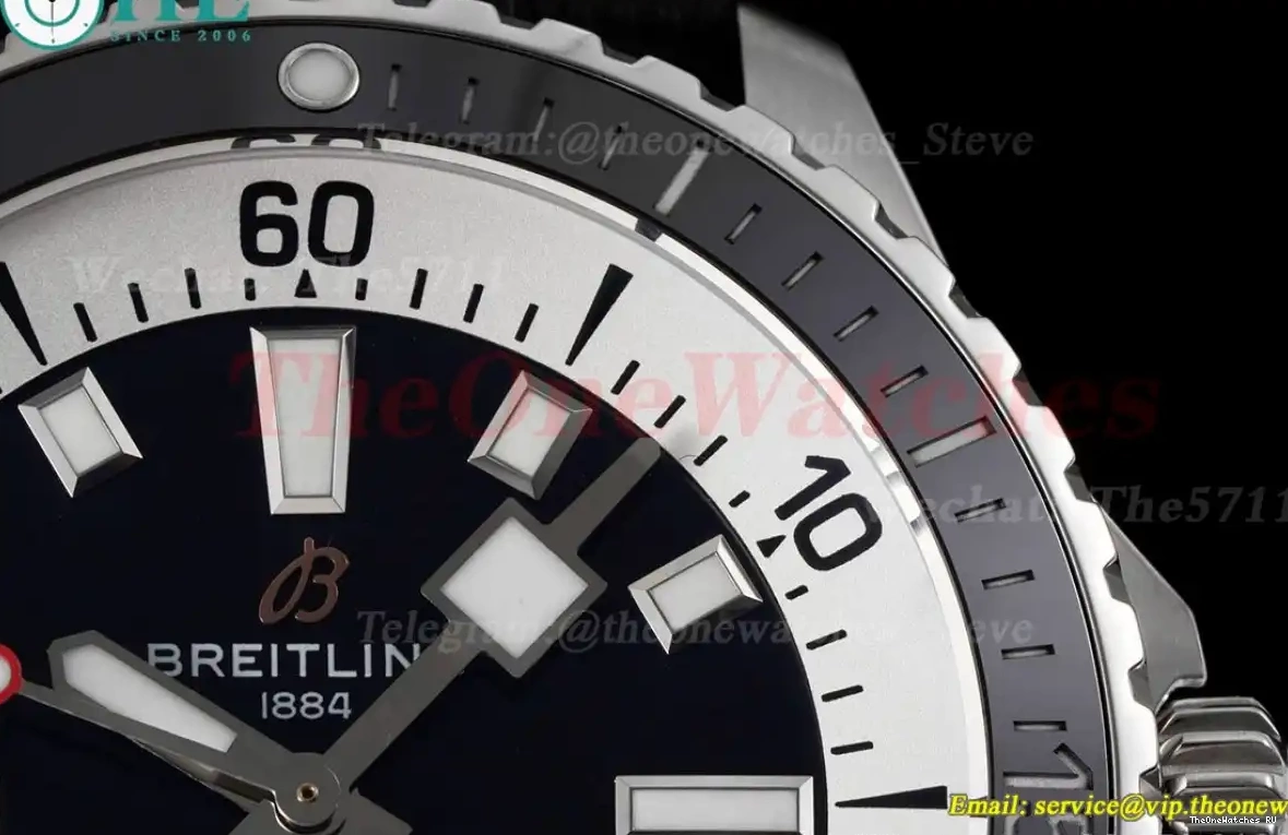 Bezel RU SS A2824 Black Superocean 42mm on Black BLSF 0610